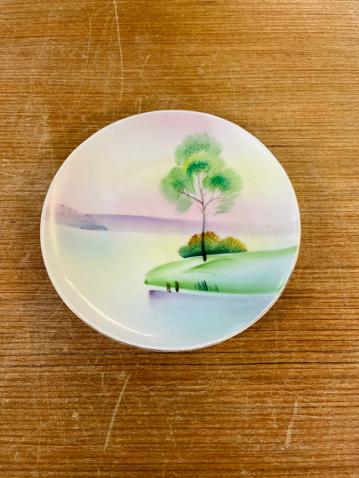 Vintage Meito China Hand Painted Plate