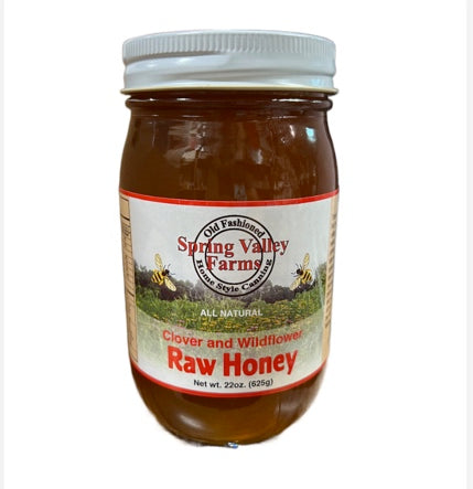 Spring Valley Farms Raw Honey 22oz