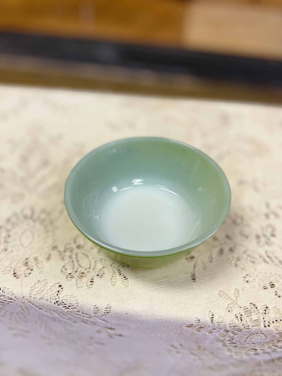 Vintage Green Fire King Bowl