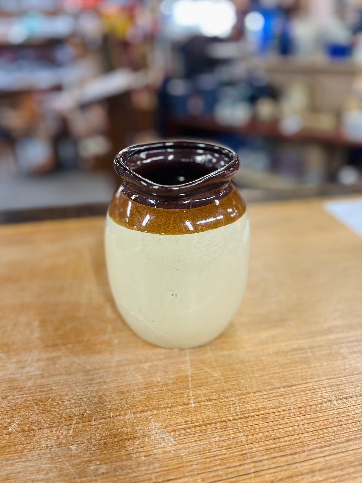 Vintage Pottery Water Pitcher