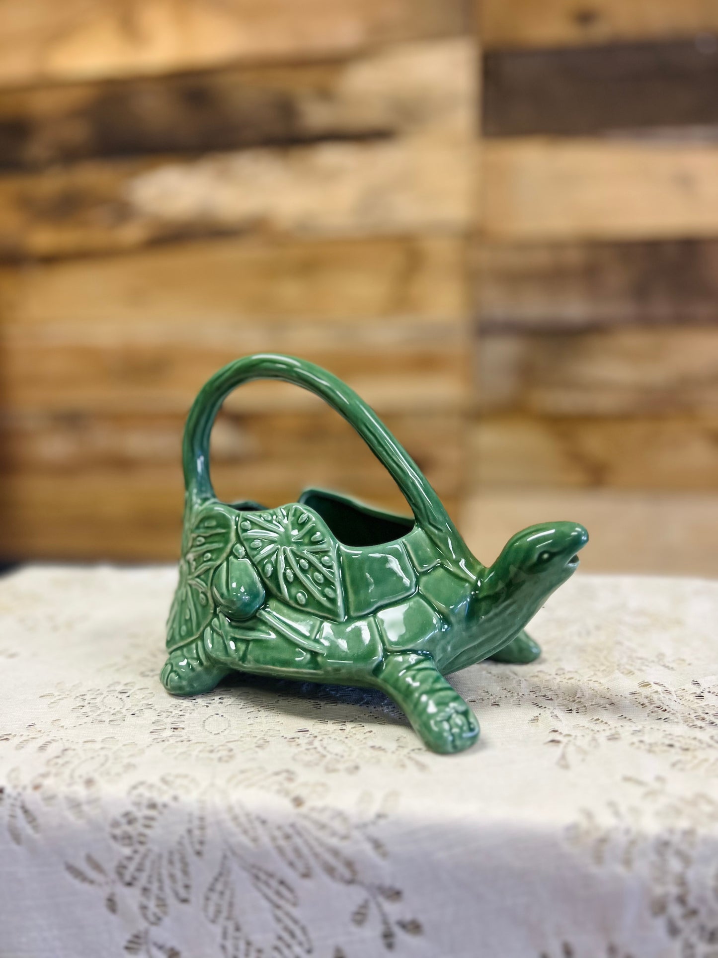 Vintage McCoy Ceramic Turtle Watering Can