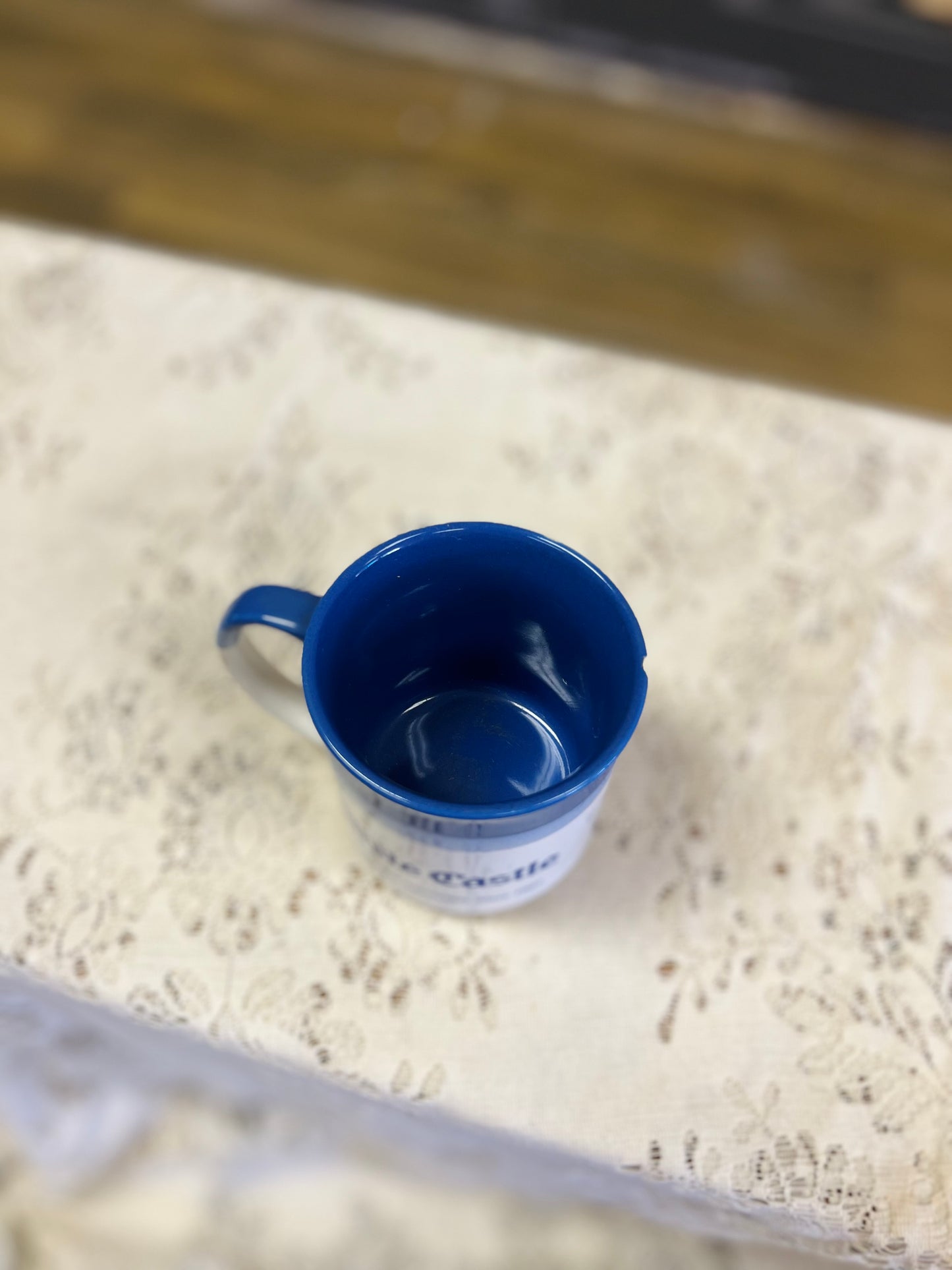 Vintage White Castle Ceramic Advertising Coffee Mug
