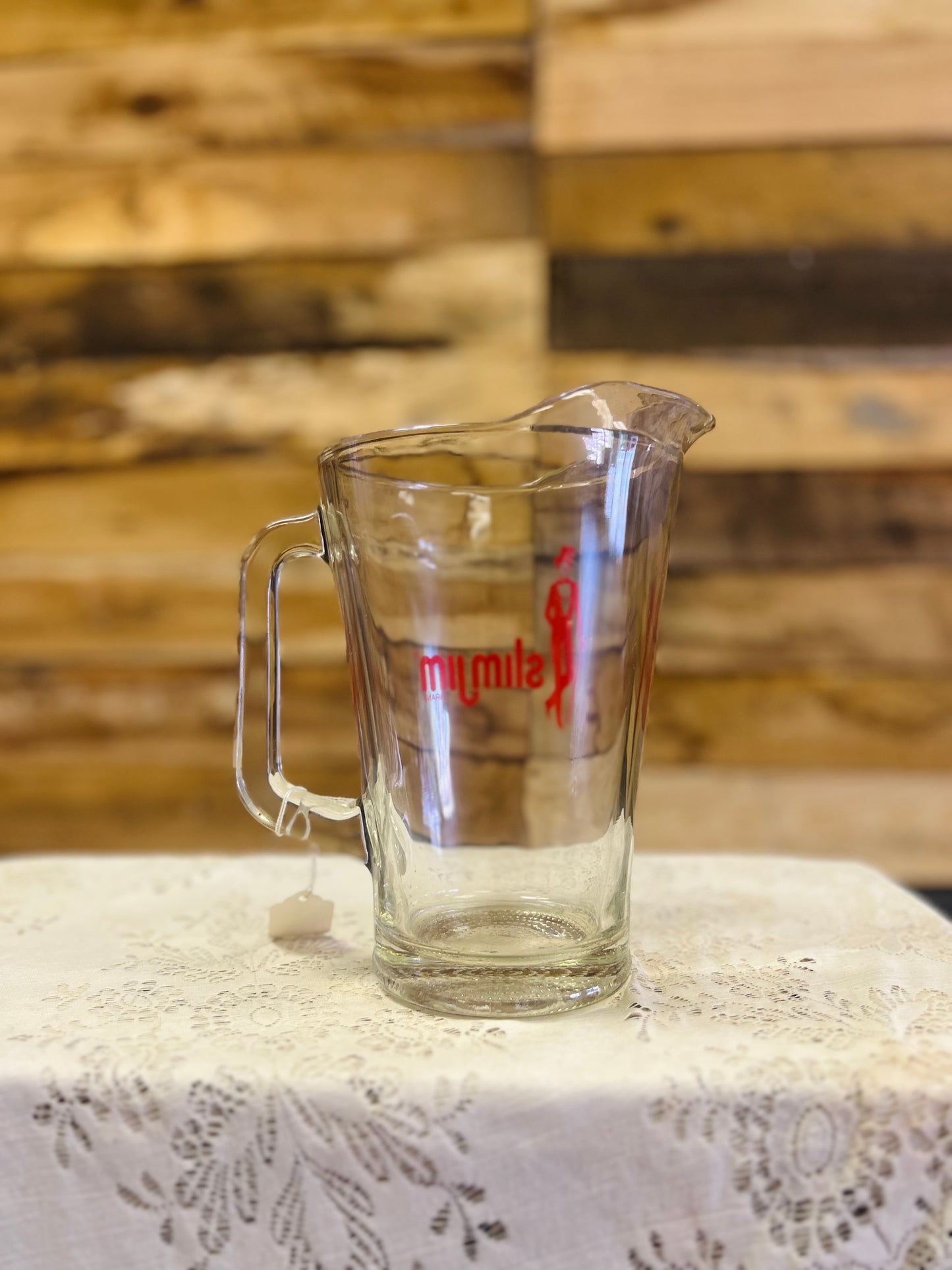 Vintage Slim Jim Brand Large Pitcher