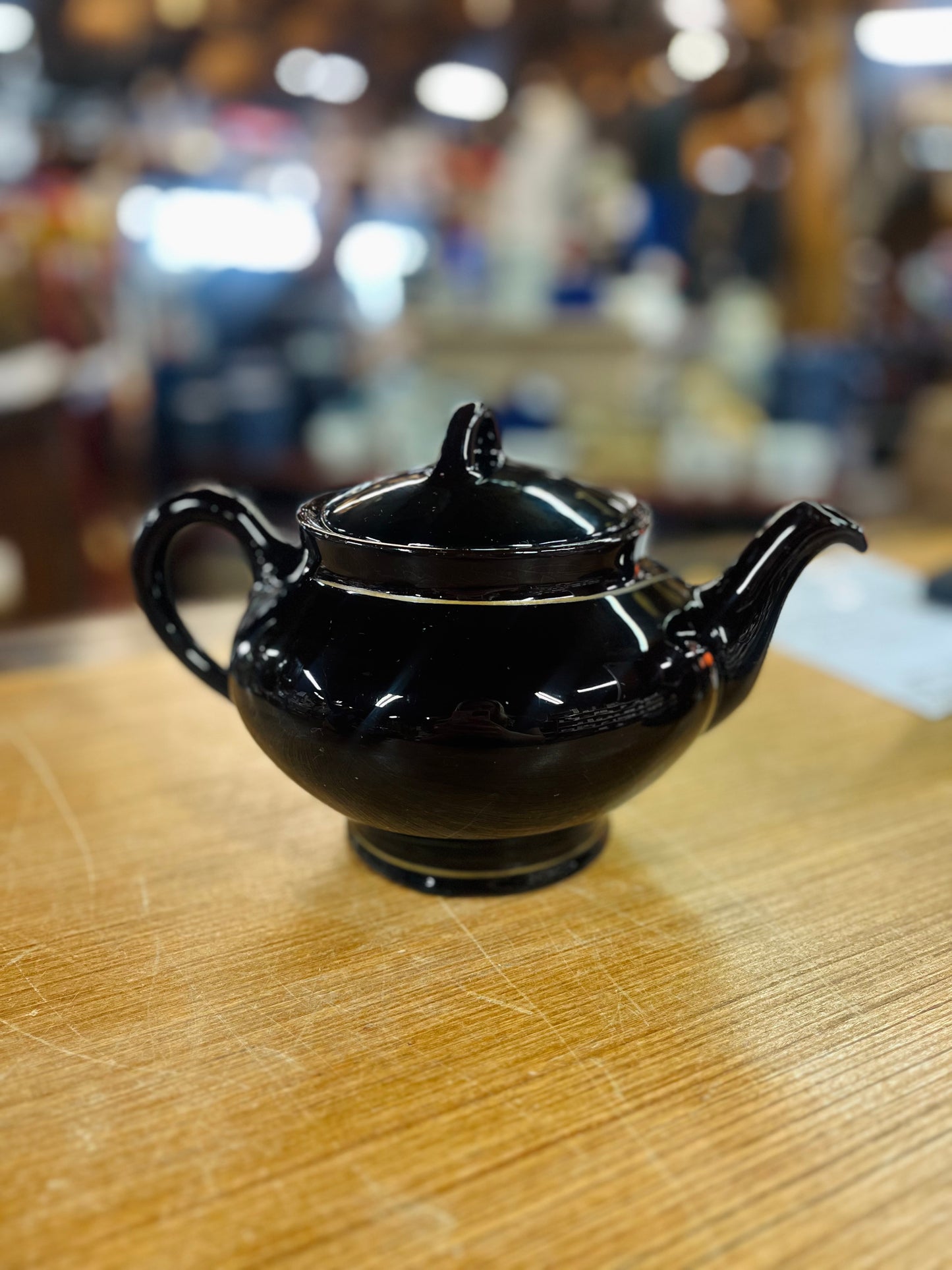 Vintage Royal Canadian Pottery Brown Tea Pot