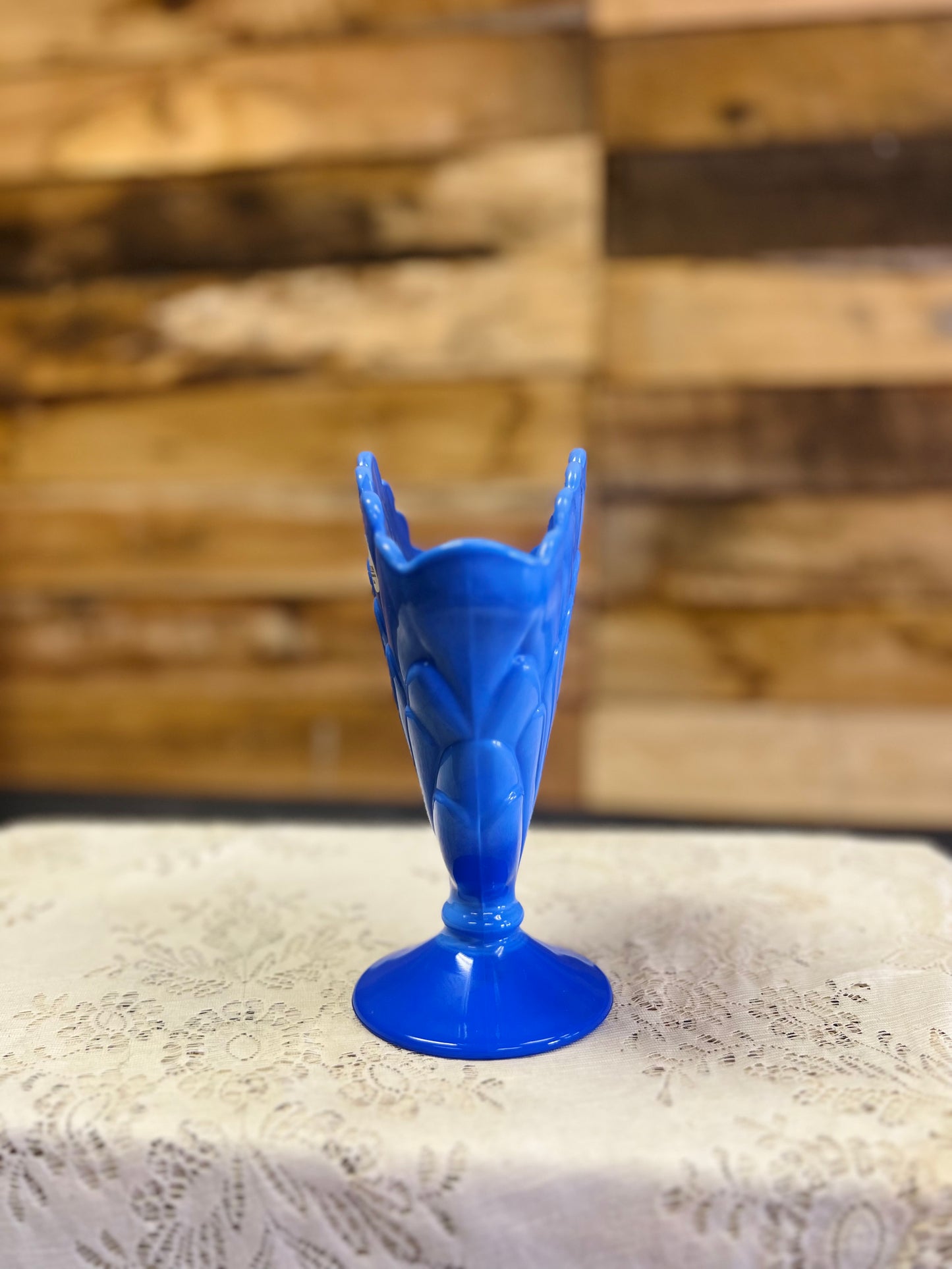Fenton Periwinkle Blue Vase