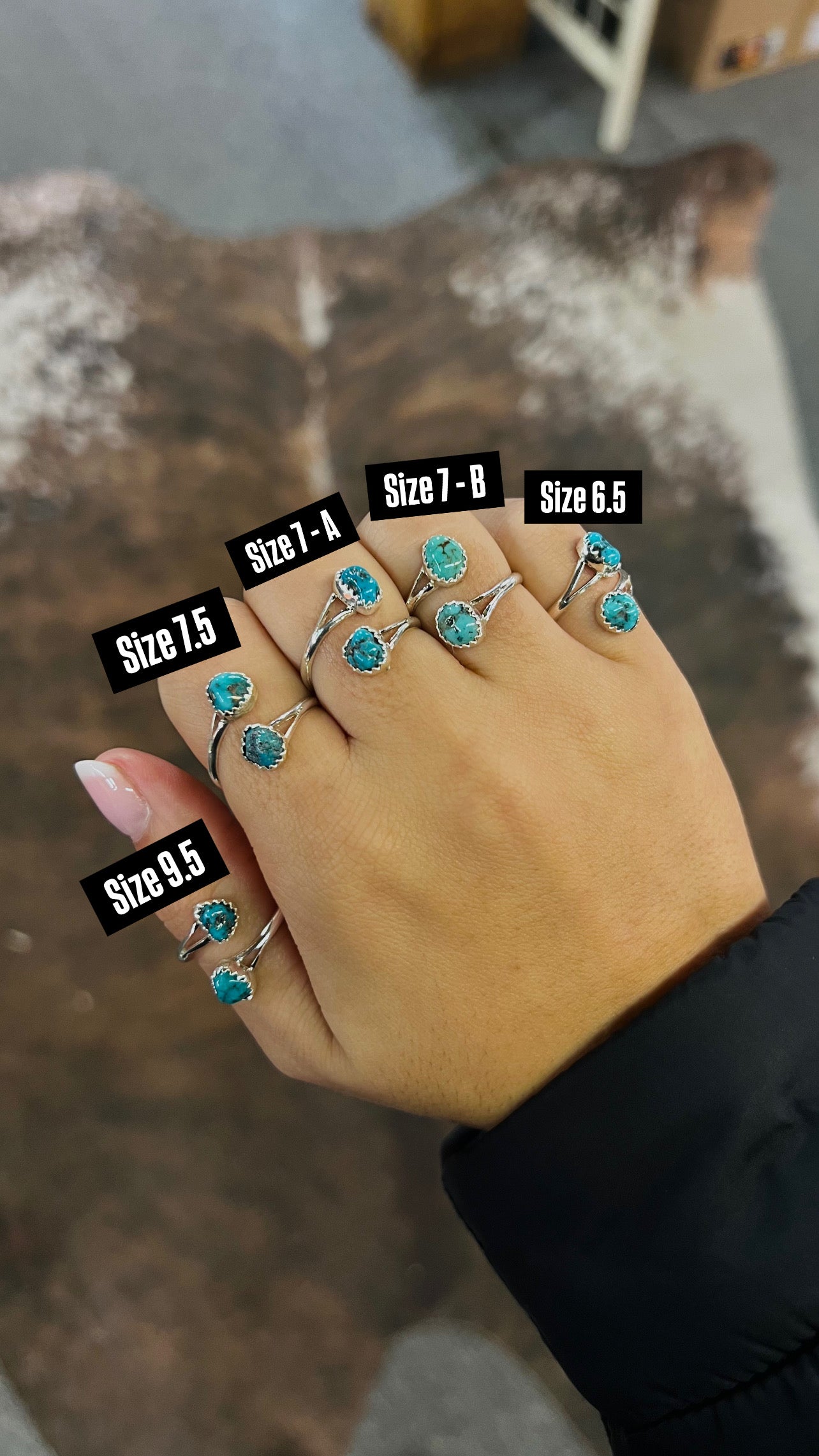 Genuine Turquoise Wrap Ring