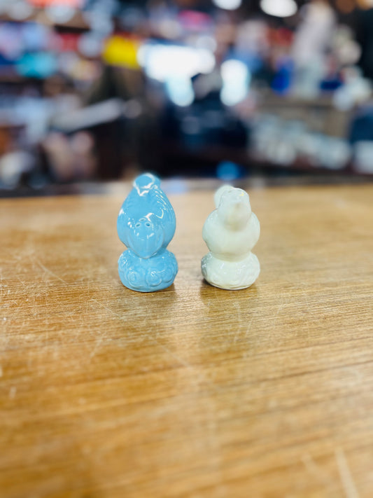 Vintage Ceramic Love Birds Salt & Pepper Shakers