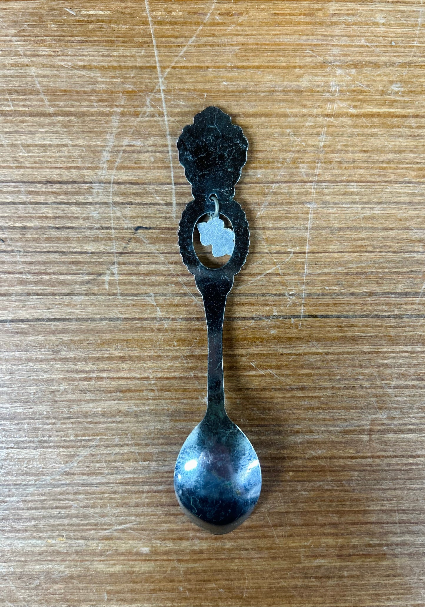 Vintage Collectible Missouri Spoon With Dogwood Flower Charm