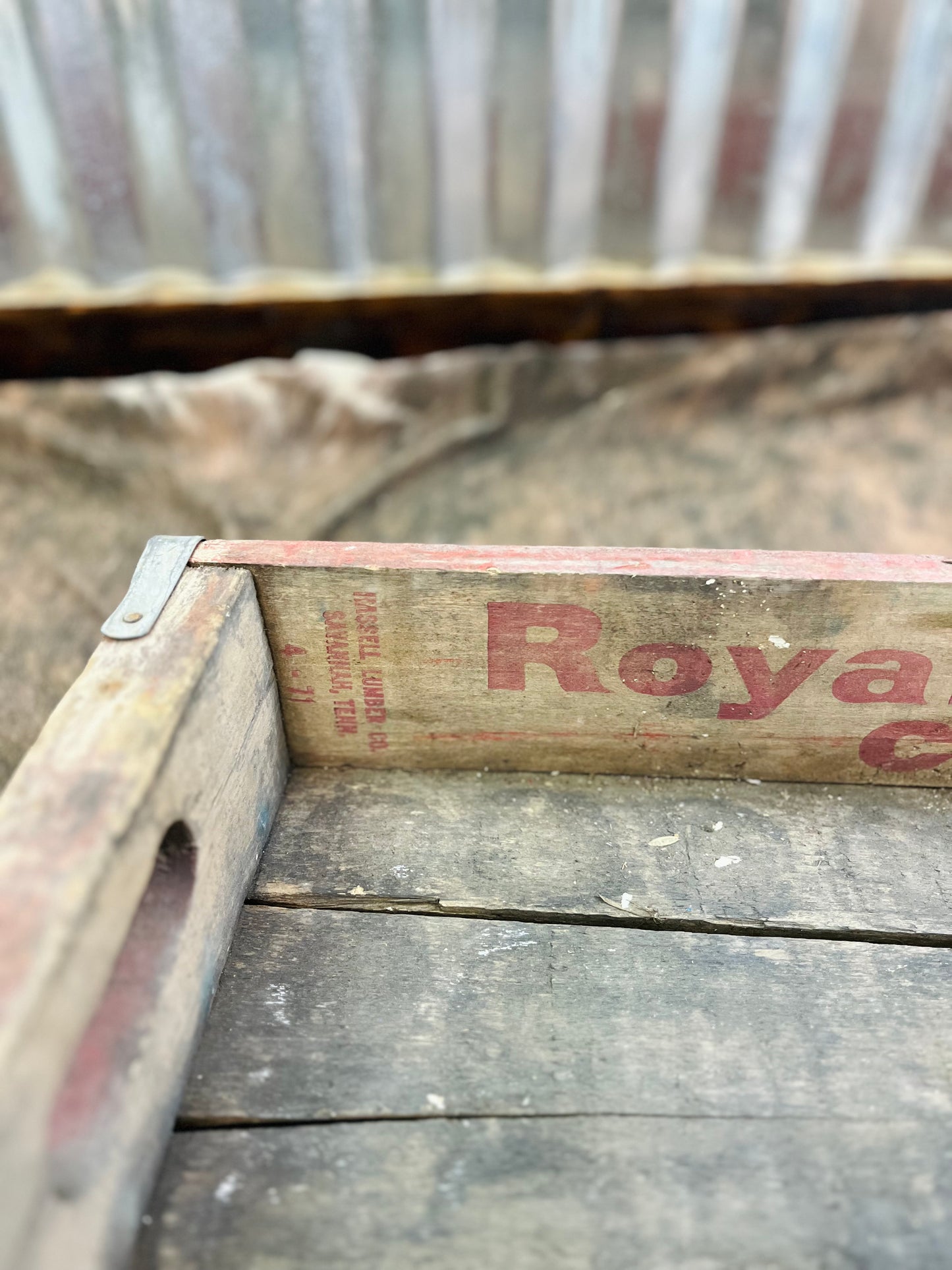 Vintage 4-71 Royal Crown Cola Crate