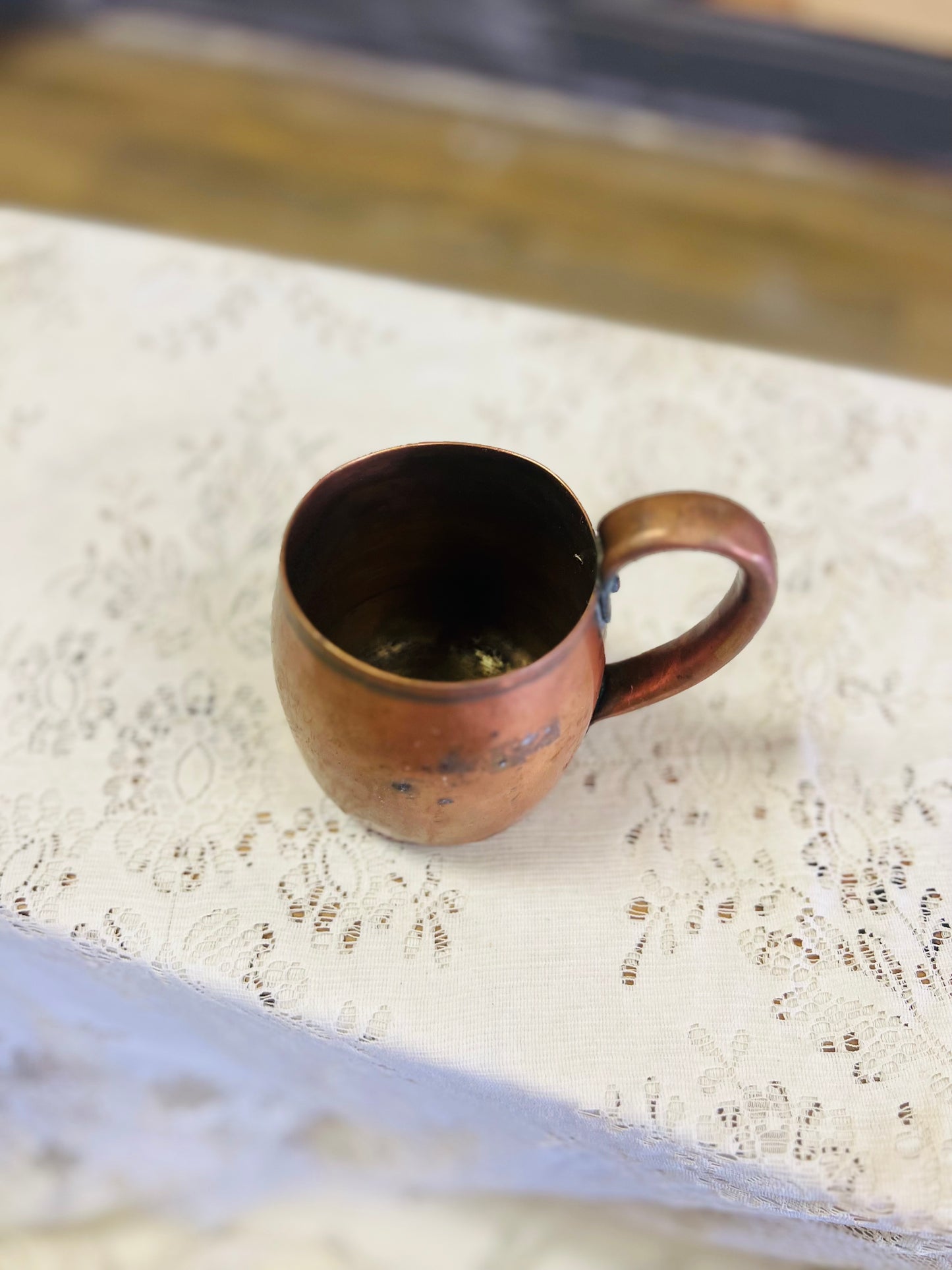 Vintage West Bend Solid Copper Mug
