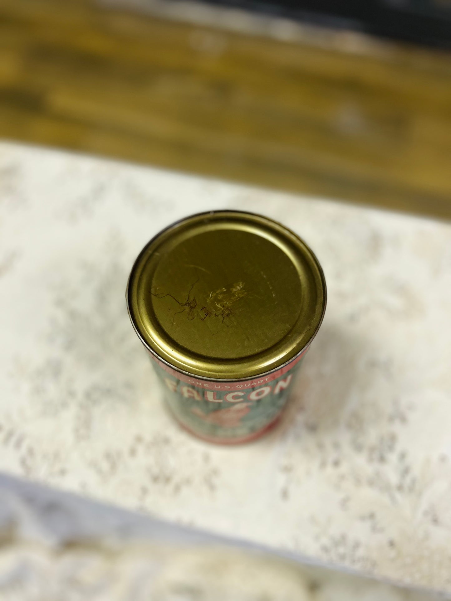 Vintage Falcon Moter Oil Can