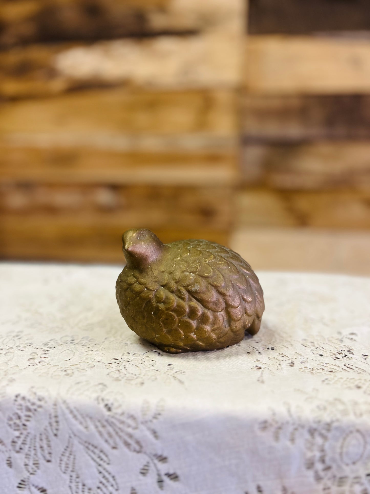 Vintage Early 70's Quail Figurine