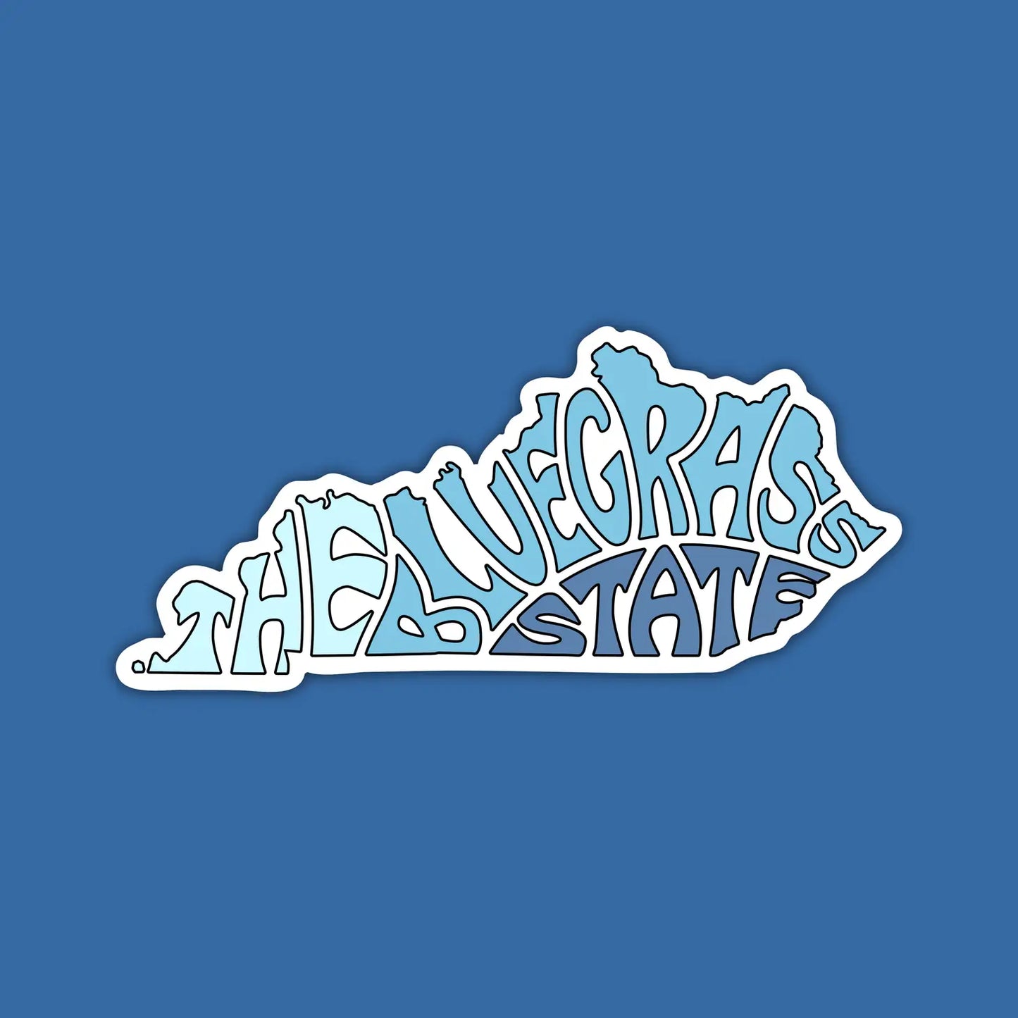 The Bluegrass State Sticker (Blue)
