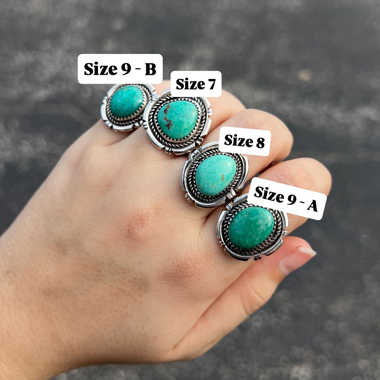 The Sorrel Genuine Sonoran Turquoise Sterling Silver Ring