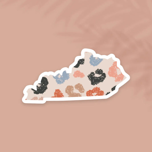 Kentucky Leopard Sticker