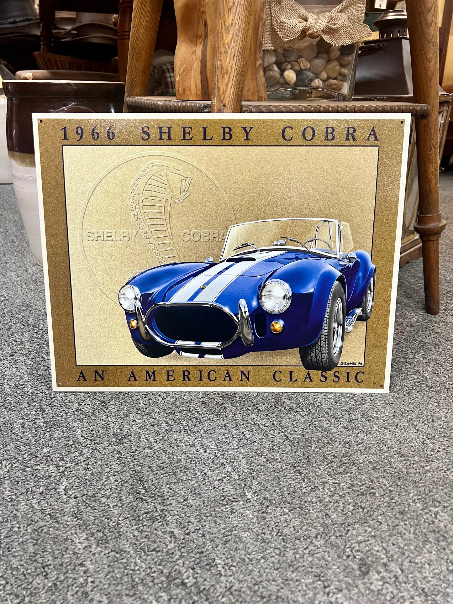 1966 Shelby Cobra Metal Sign