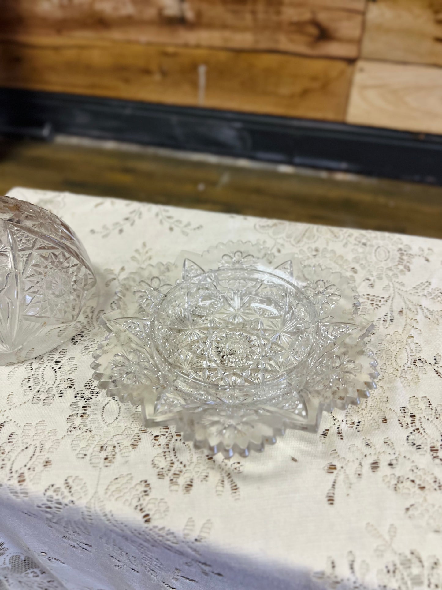 Vintage Imperial Glass La Rochelle Butter Dish