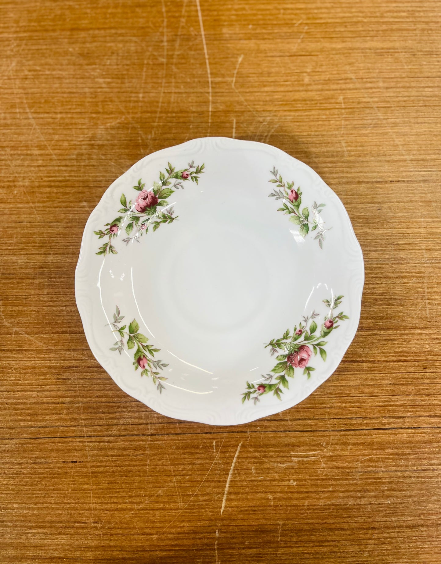 Vintage Johann Haviland Fine China Set With Moss Rose Print