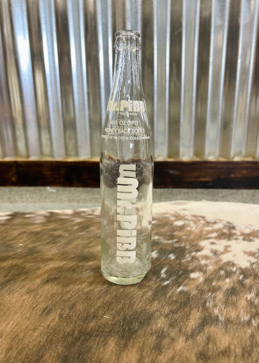 Vintage 1960's Mr. Pibb Bottle