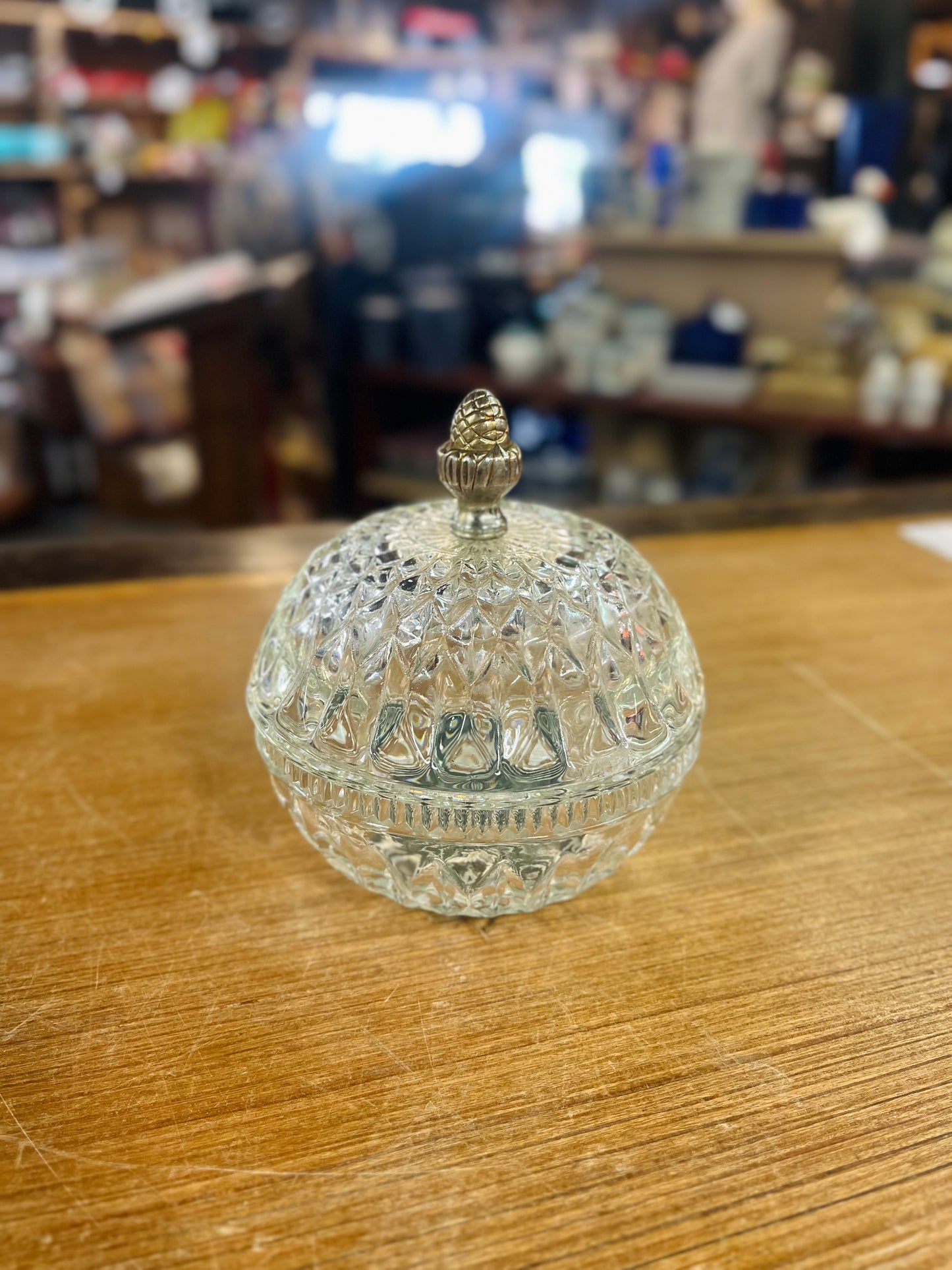Vintage Indiana Glass Mount Vernon Pattern Candy Dish