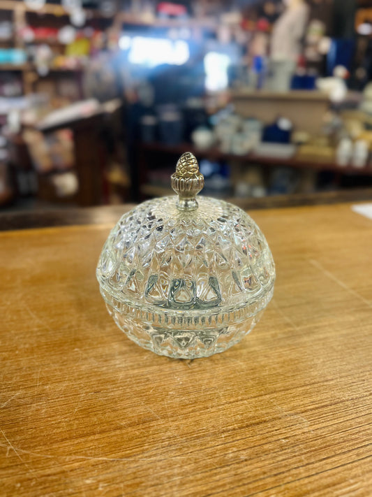 Vintage Indiana Glass Mount Vernon Pattern Candy Dish