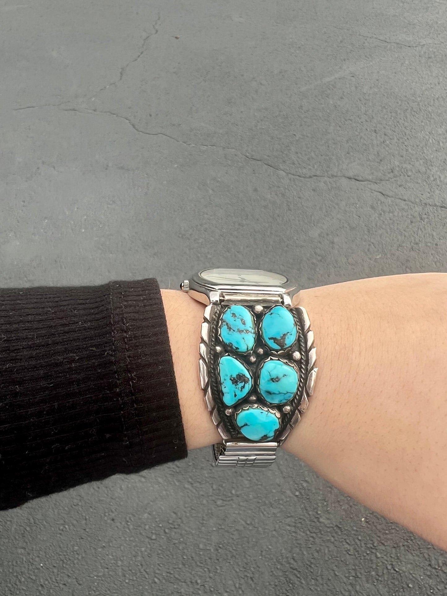 Vintage Right Time Turquoise Watch