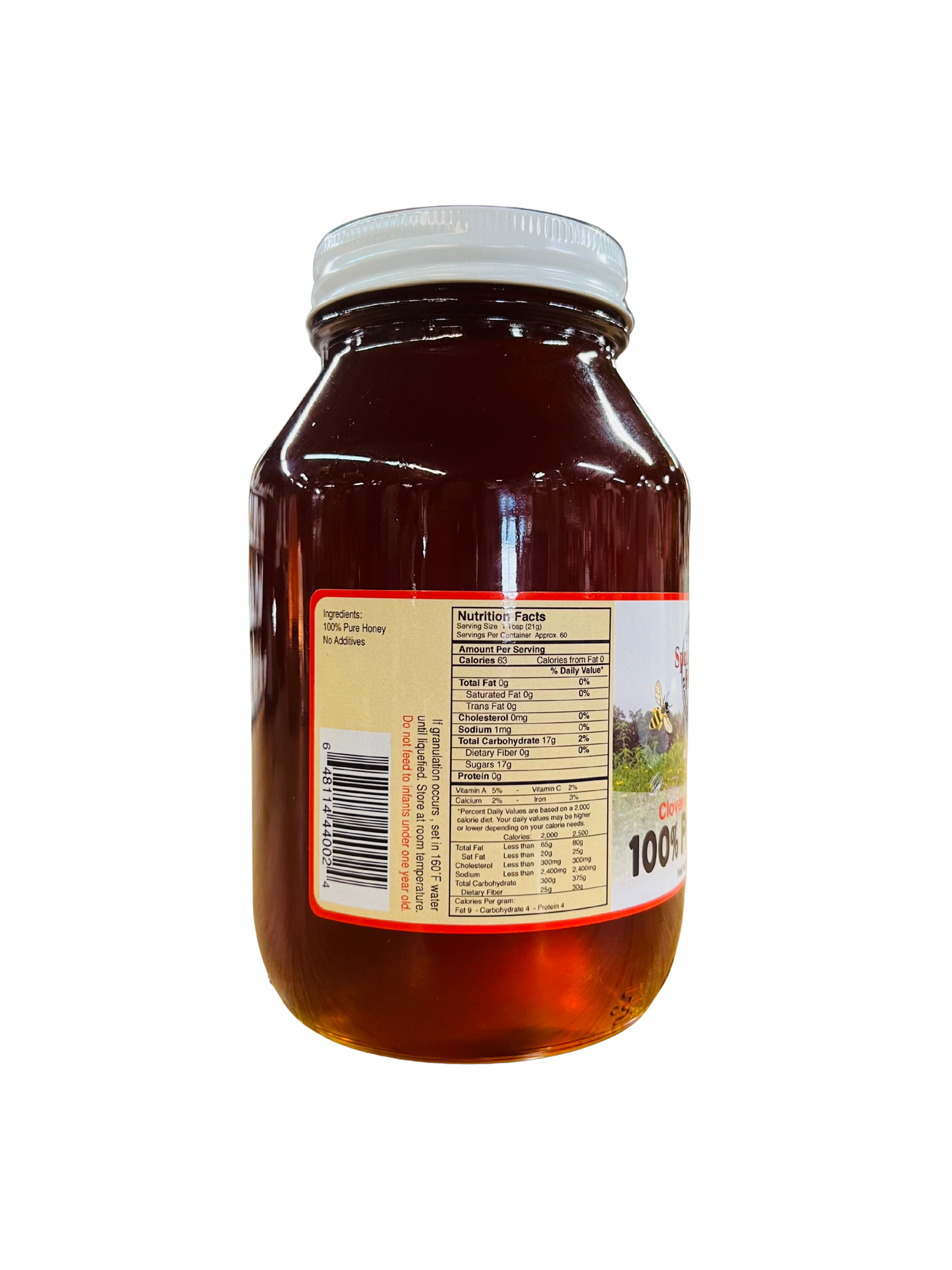 Spring Valley Farms 100% Pure Honey (44oz)