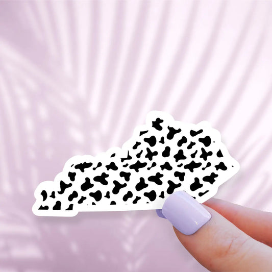 Kentucky Cow Print Sticker