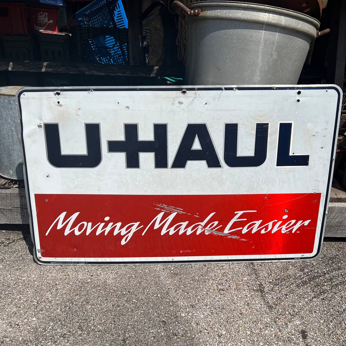 Uhaul "Moving Made Easier" Sign