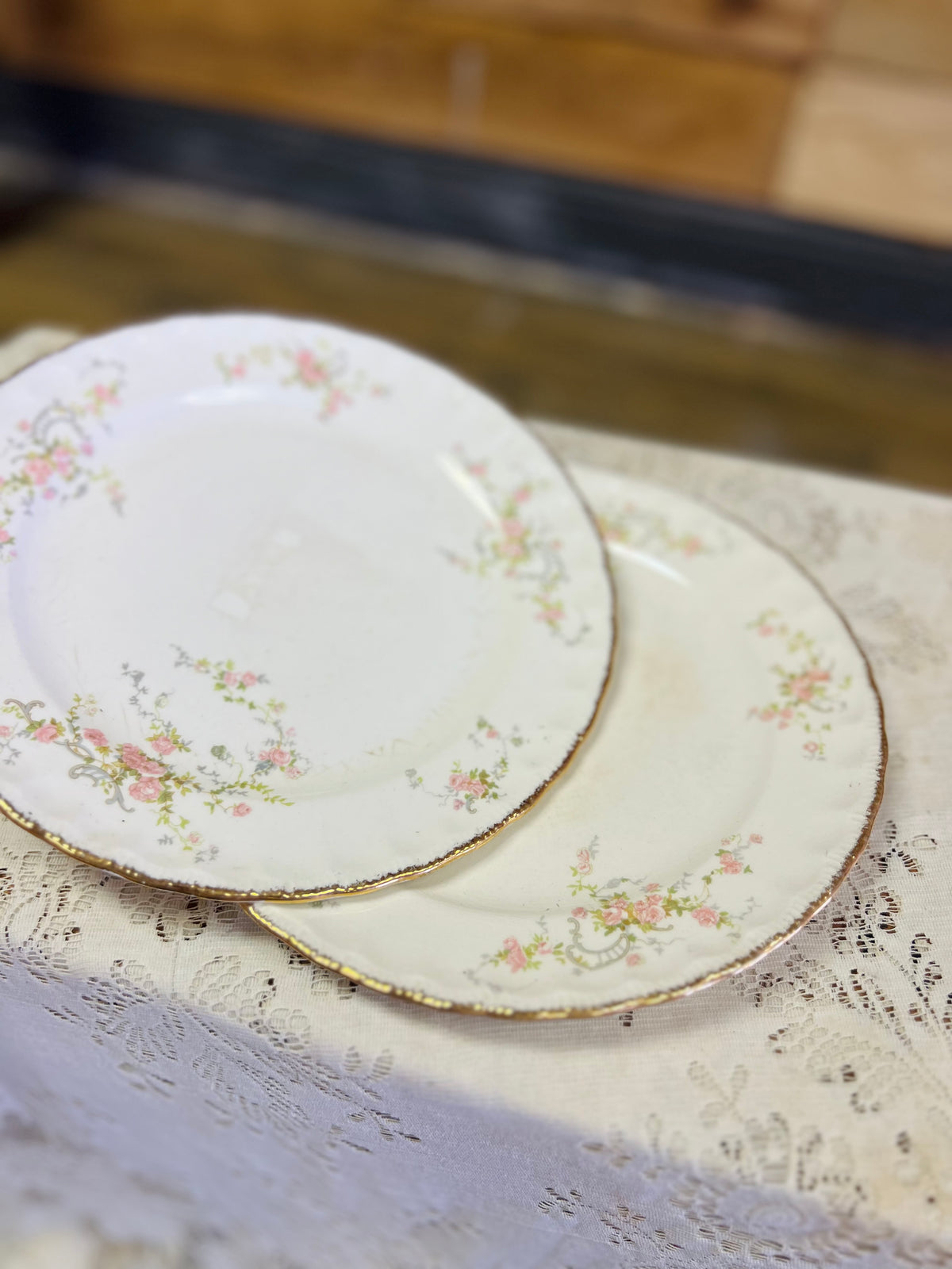 Vintage Pope-Gosser Floral Plates