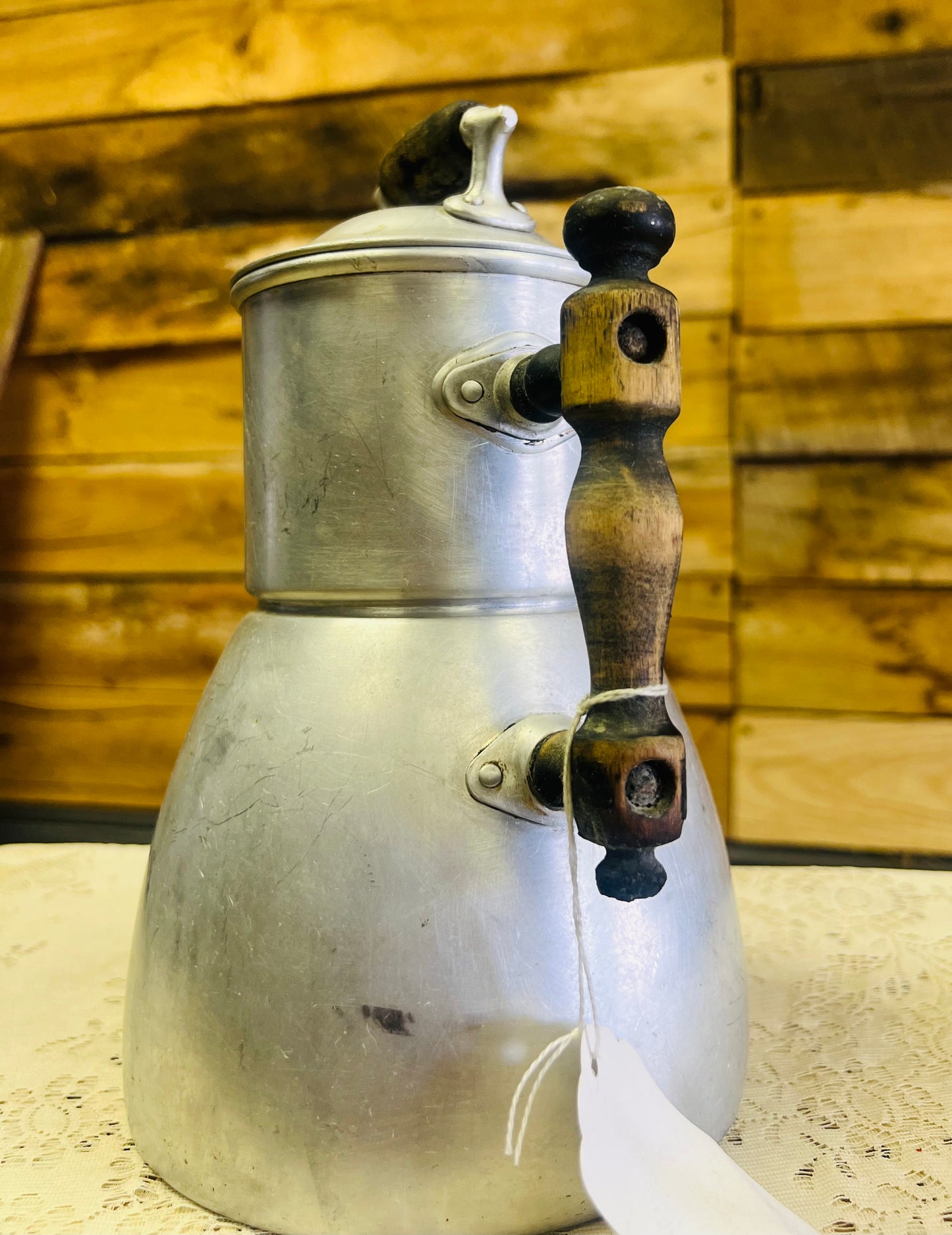 Vintage Wear-Ever Aluminum Stove Top Percolator