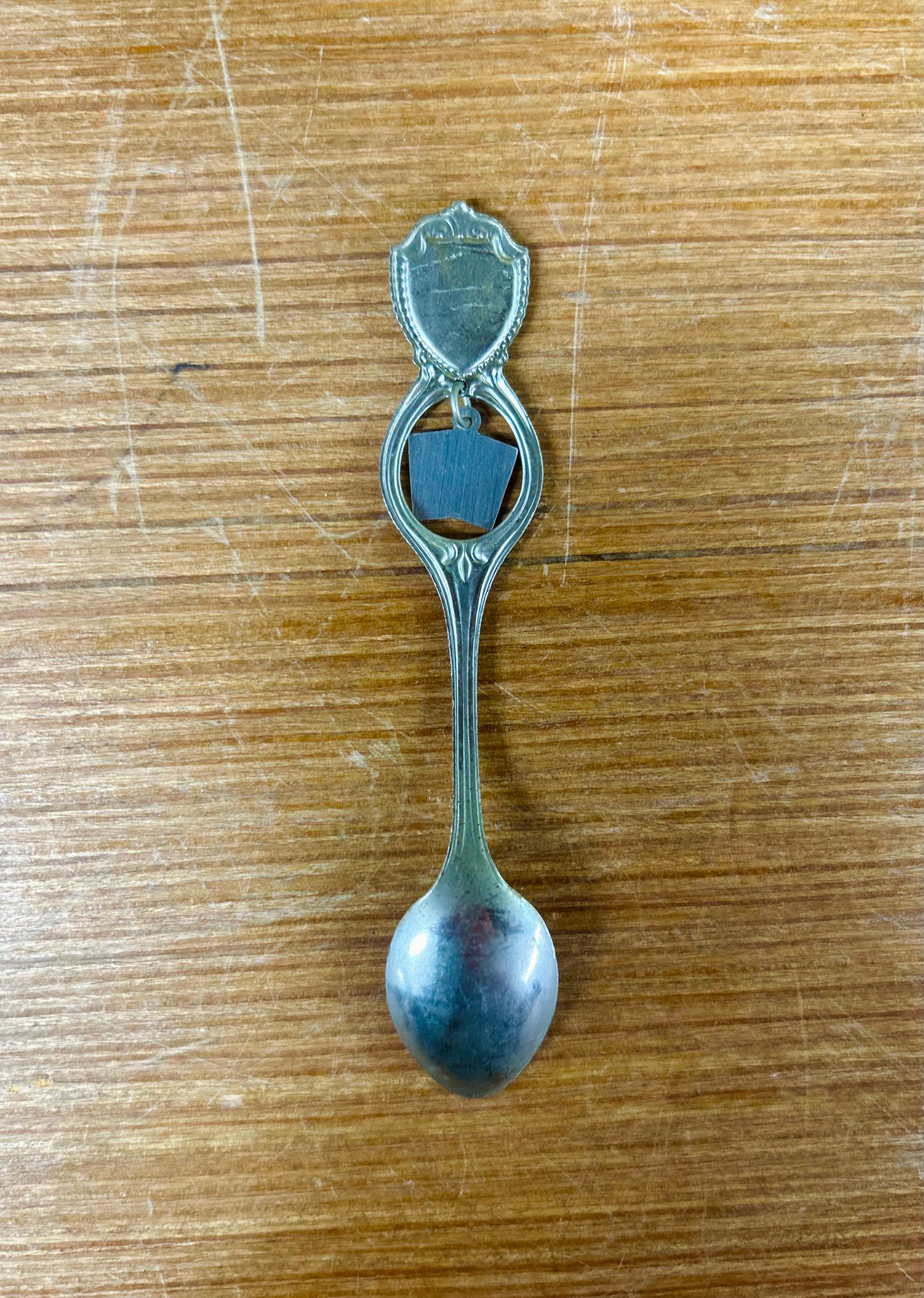 Vintage Las Vegas Tropicana Collectible Spoon With Playing Cards Charm