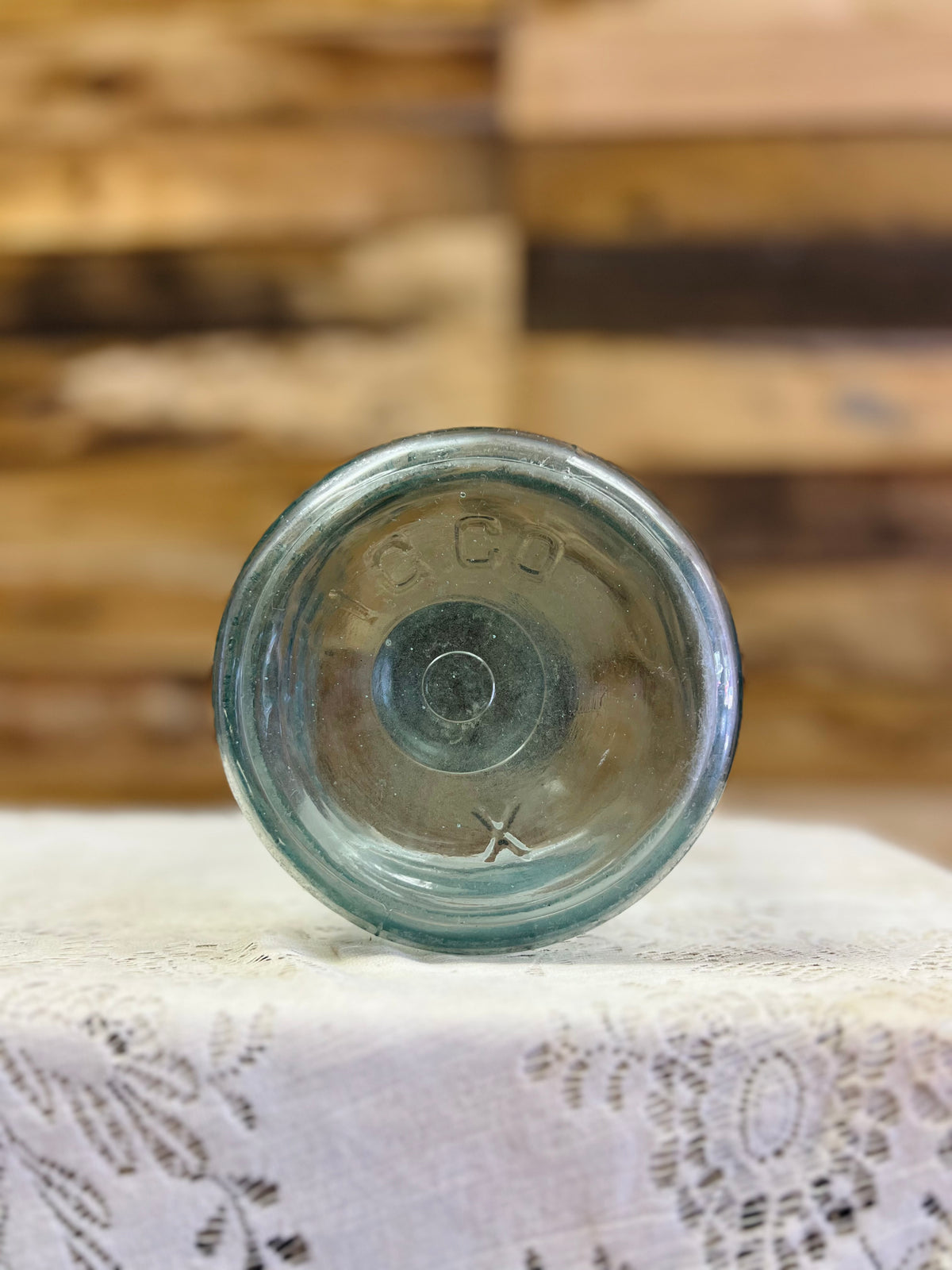 Antique Horlick's Malted Milk Jar With Lid