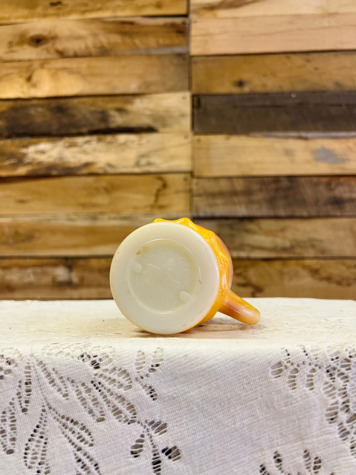 Vintage Yellow And Orange Ombre Fire KIng Mug
