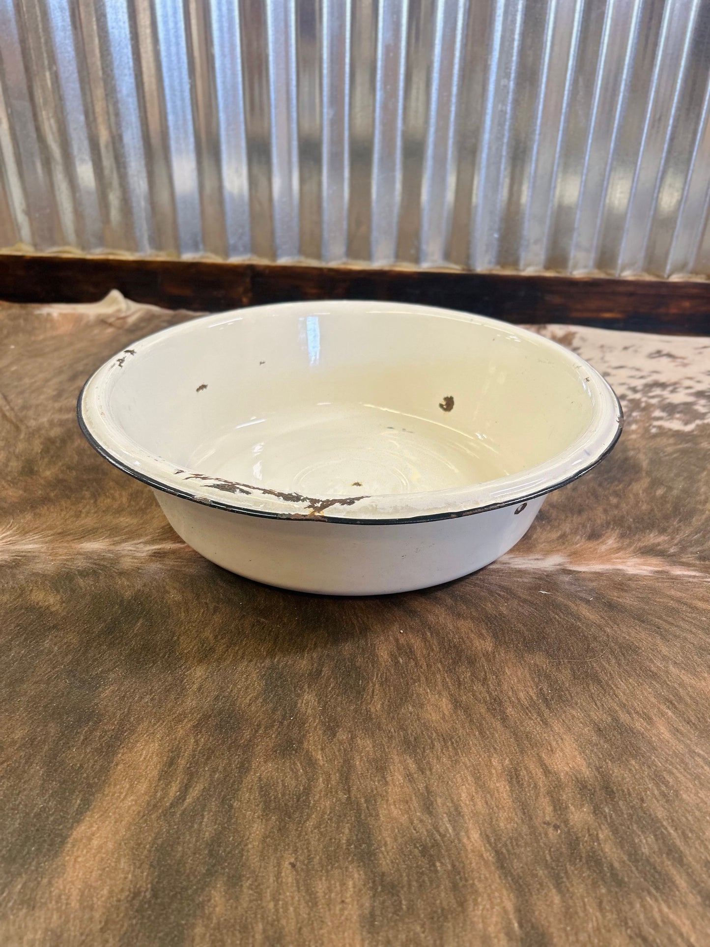 Vintage Large Ceramic Wash Tub