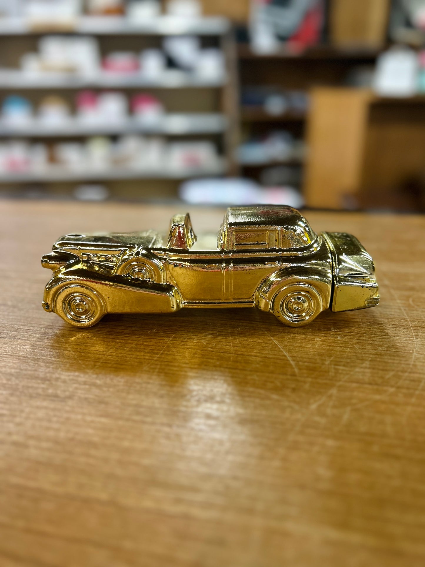 Vintage Avon Solid Gold Cadillac Full w/ Box