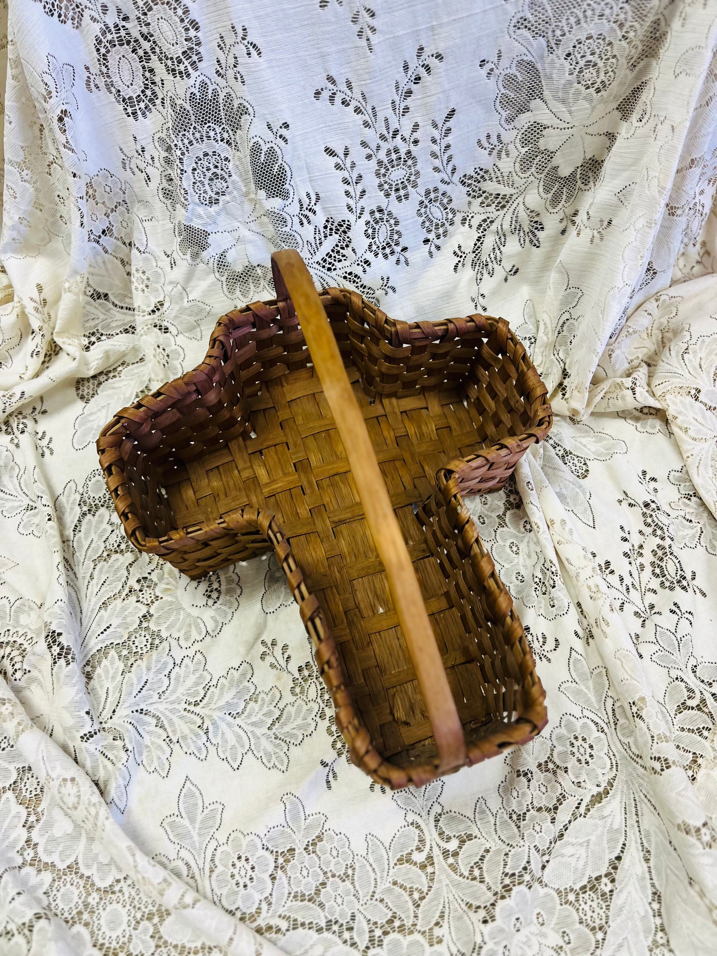 Old Cross Shaped Basket