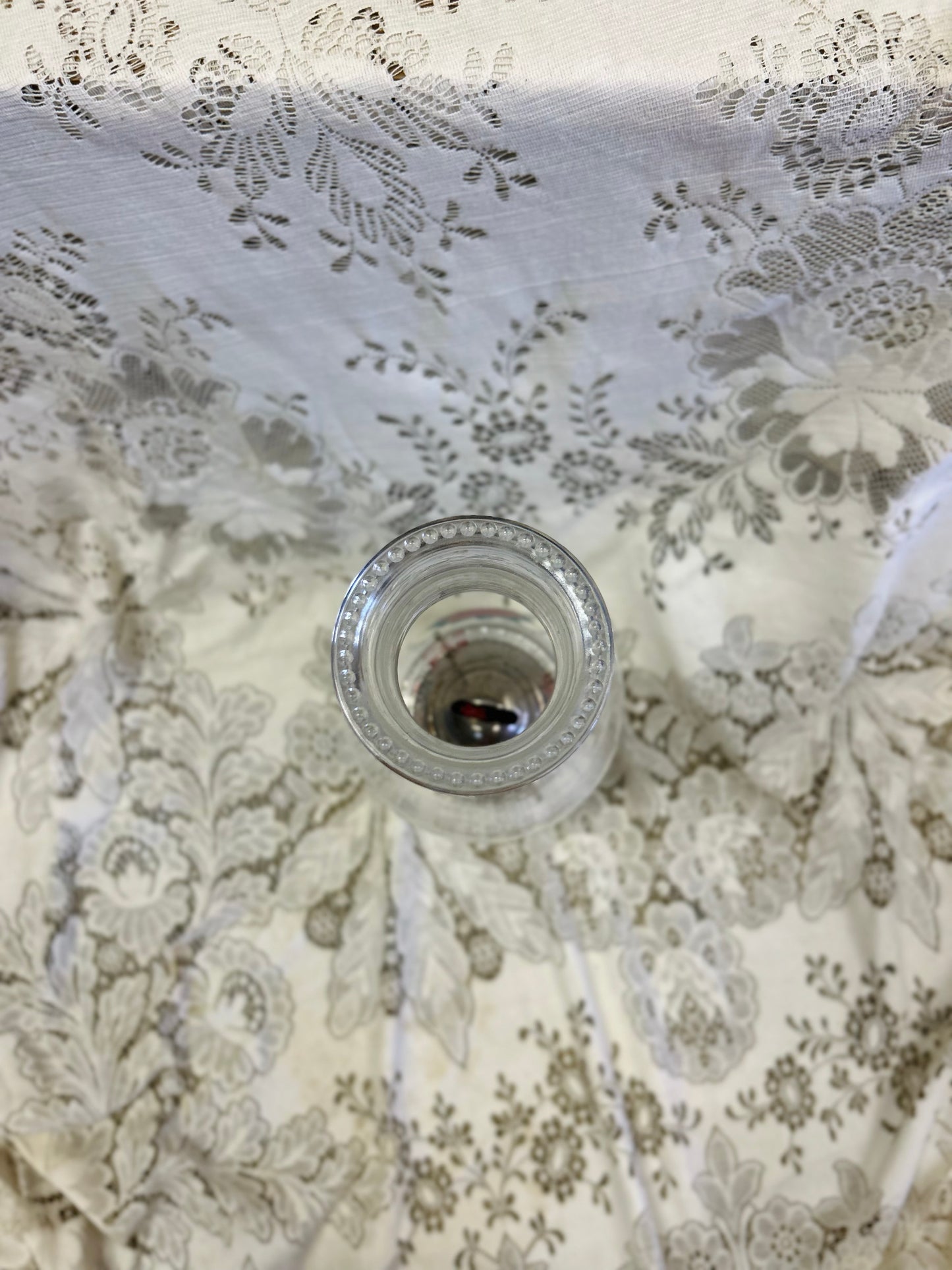 Vintage Lamplight Farms Rose Kaadan Lamp