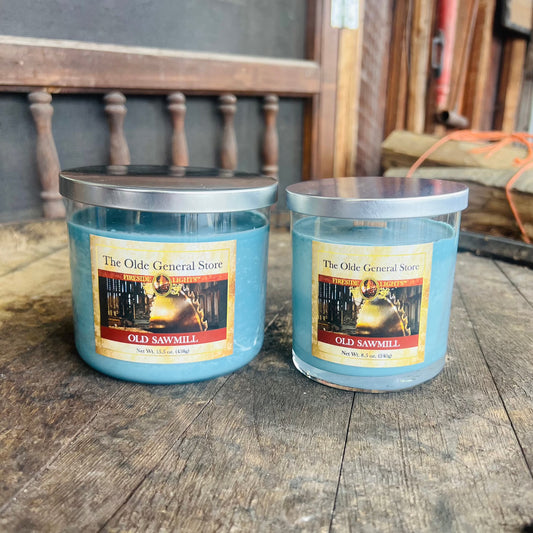 The Olde General Store Old Sawmill Candle