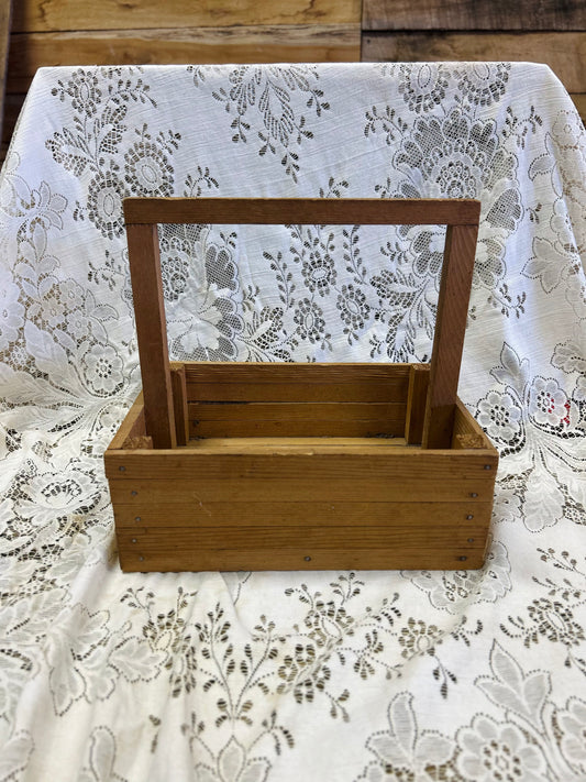 Vintage Wooden Caddy