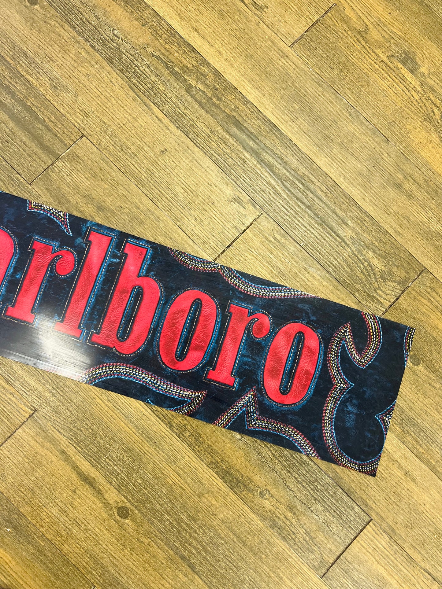 Vintage Marlboro Store Display Boot Stitch