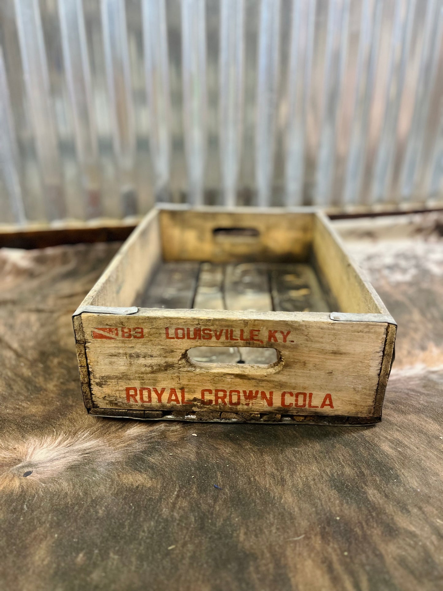 Vintage "RC" Royal Crown Cola Crate