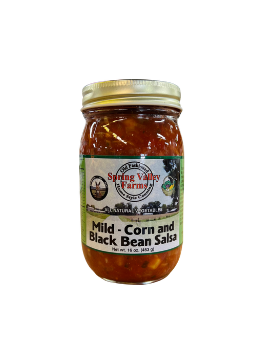 Spring Valley Farms Mild Corn and Black Bean Salsa