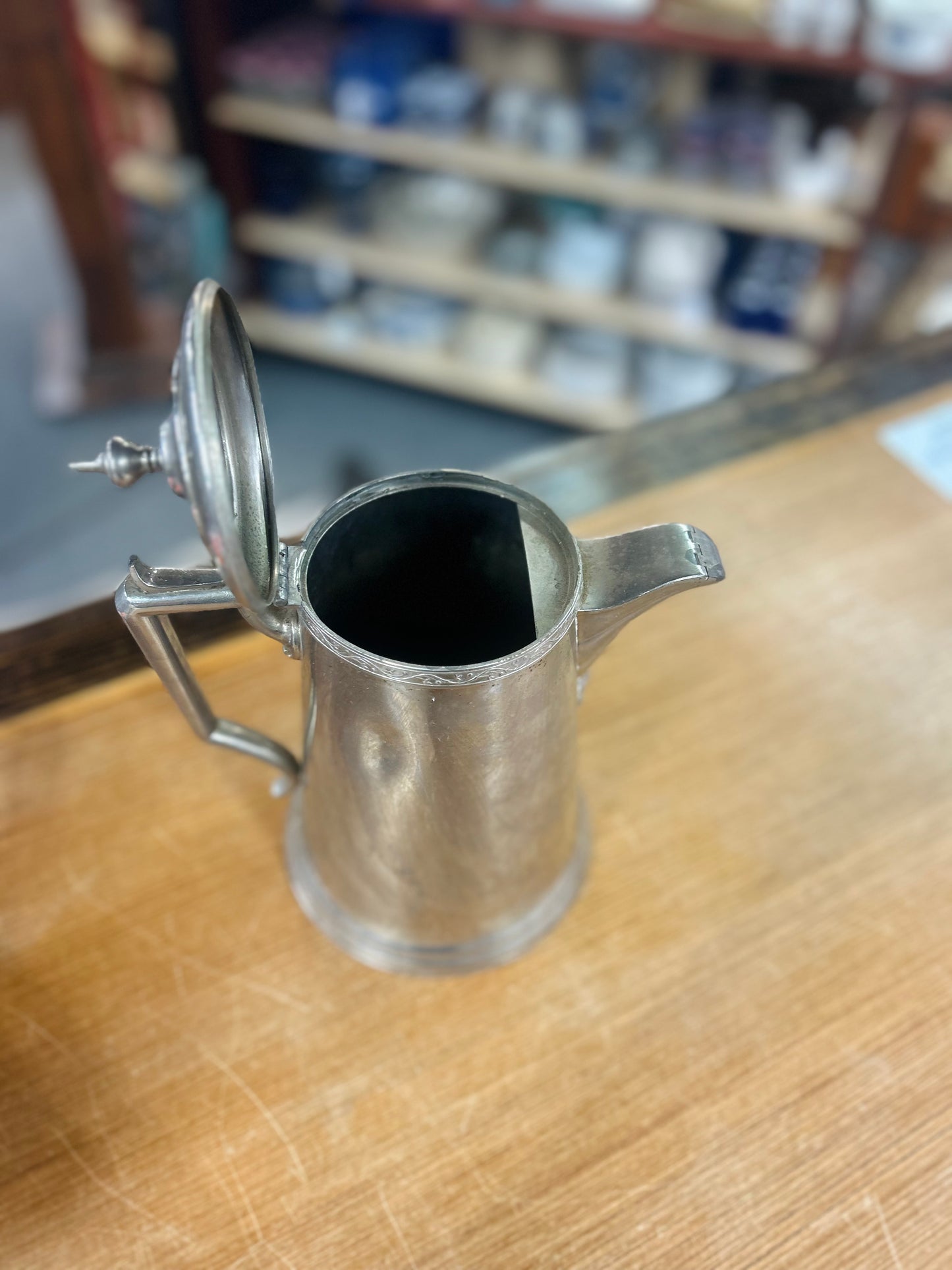 Vintage New Imperial Tin Coffee Pitcher