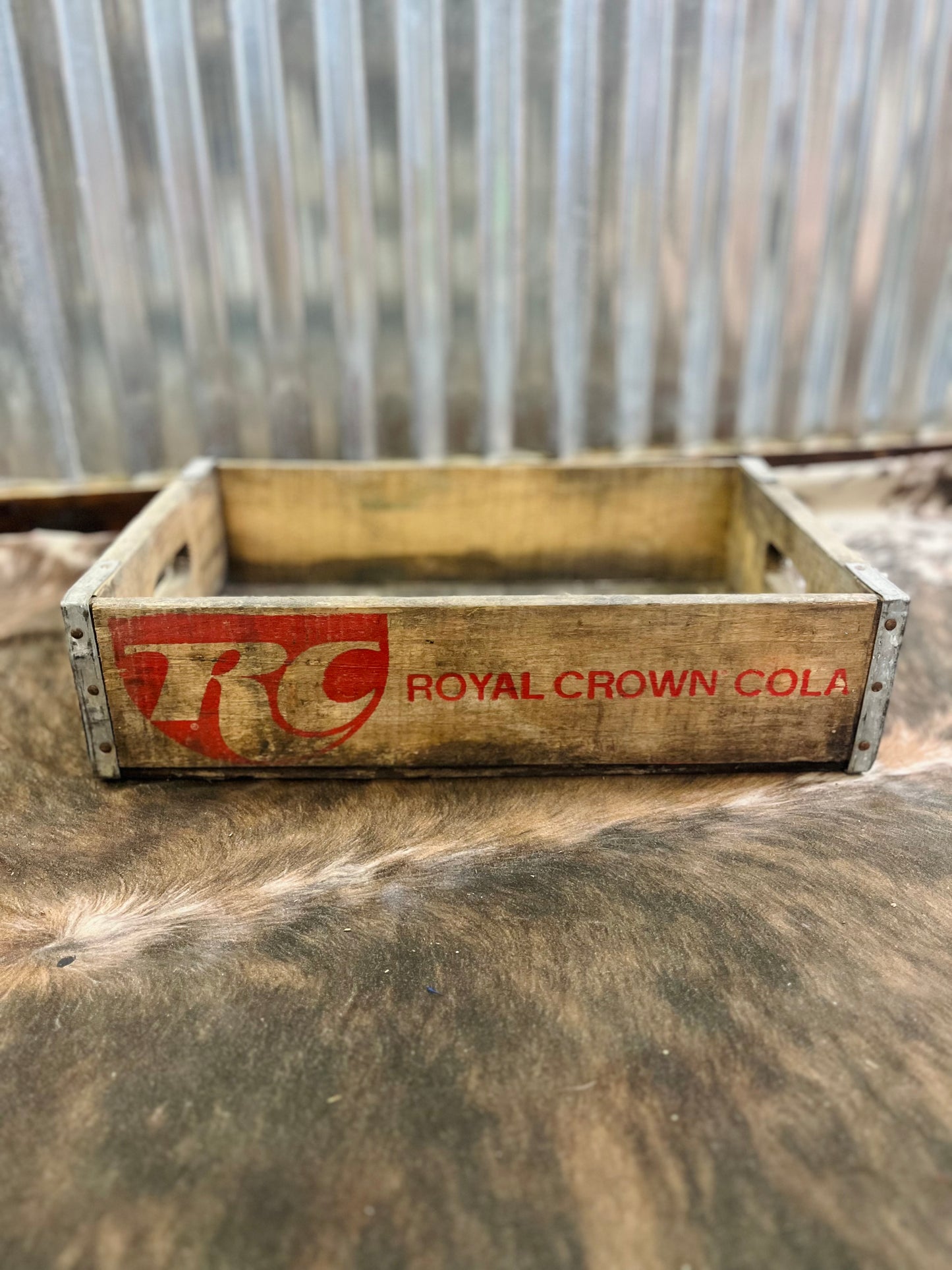 Vintage 83 "RC" Royal Crown Cola Crate
