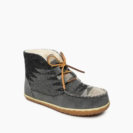 Minnetonka Women's Torrey Grey Multi Boot