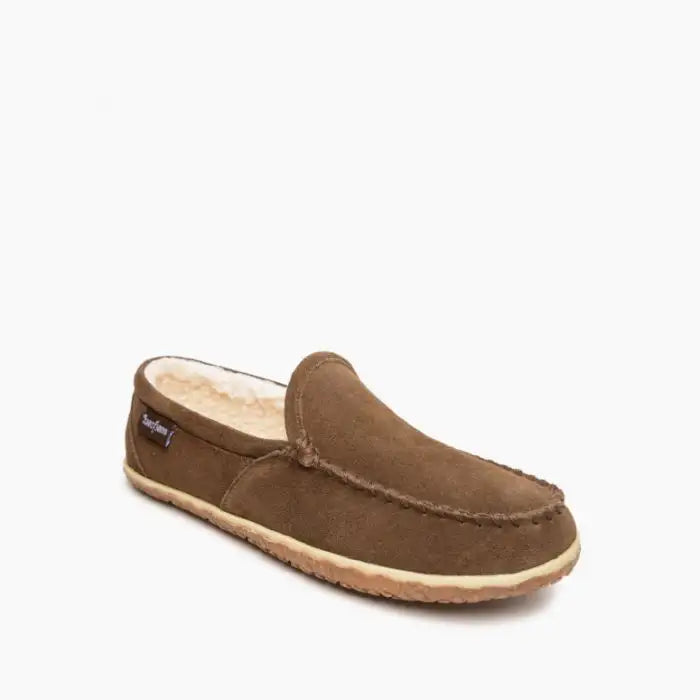 Minnetonka Men's Autumn Brown Tilden Slipper