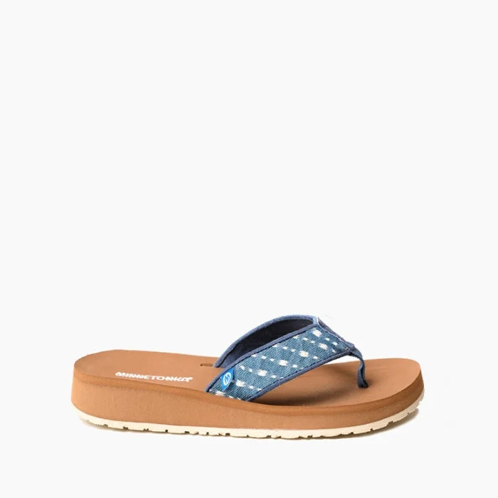 Women's Minnetonka HEDY 2.0 Sandal Light Blue Denim