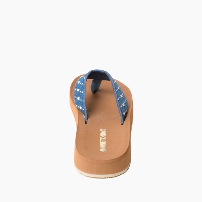 Women's Minnetonka HEDY 2.0 Sandal Light Blue Denim