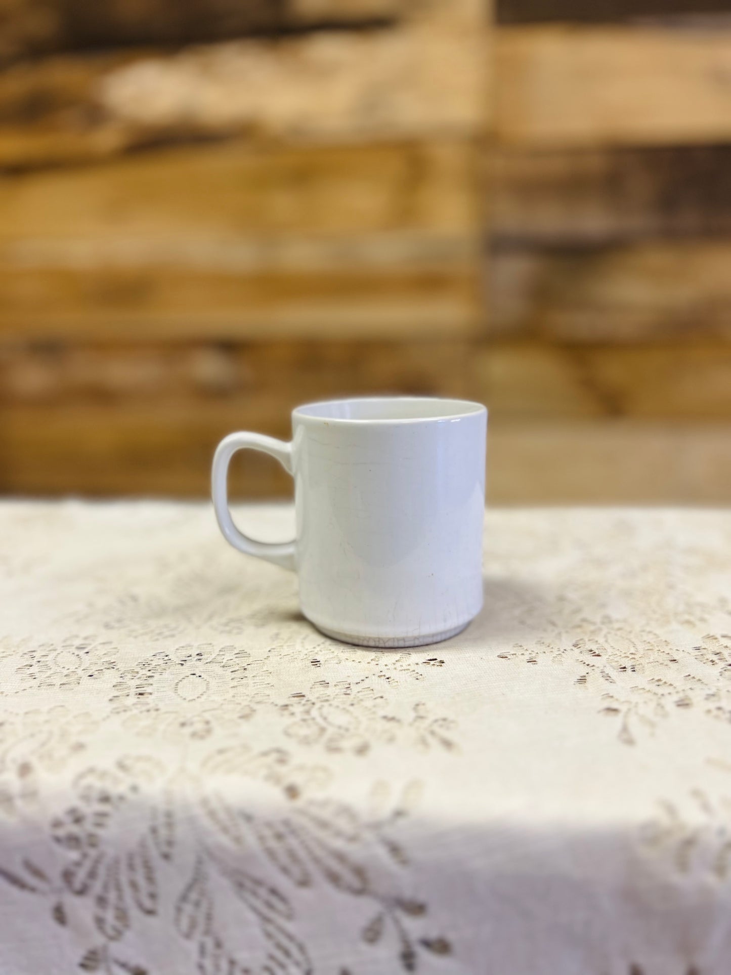 Vintage 1980s Nolvelty White Ceramic Coffee "You're A Very Special Neighbor" Mug